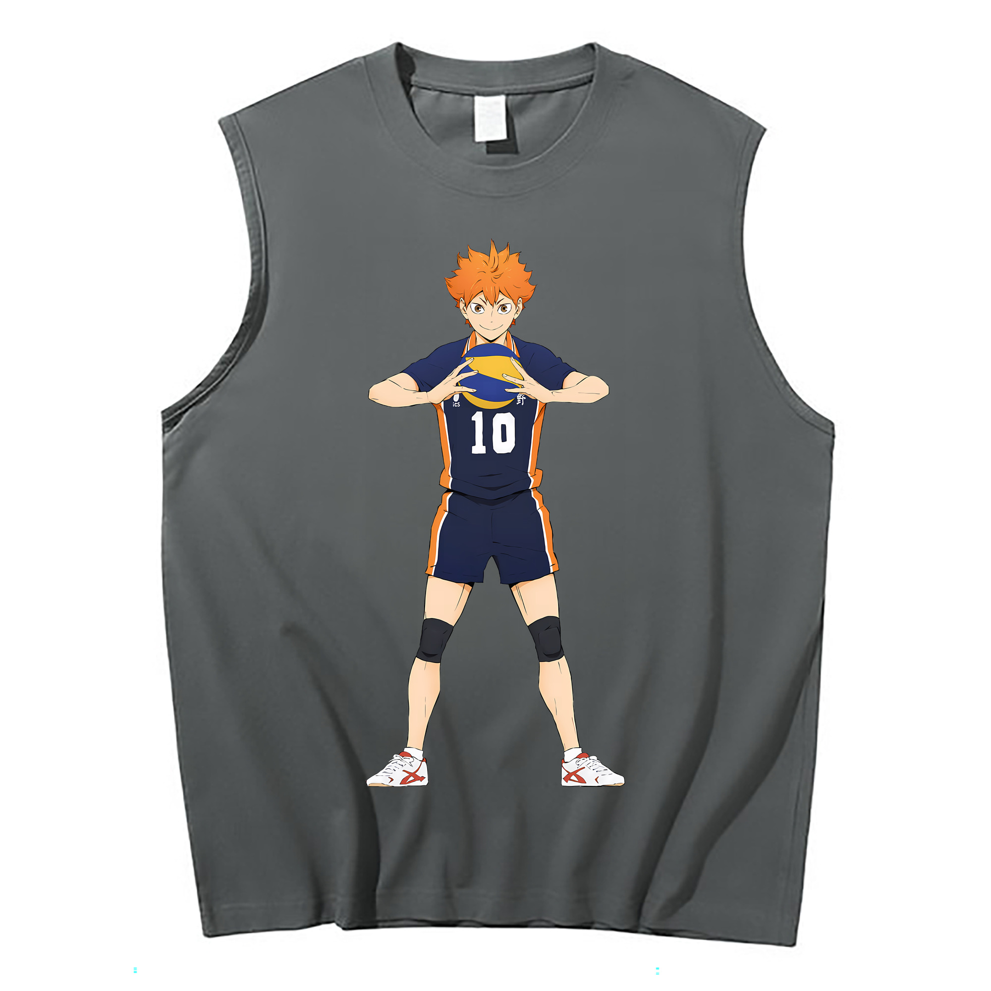 （画像用） ハイキュー!! Haikyu!! コットン100％タンクトップ（フロントプリント）